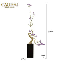 Maison Couture - Tượng Đồng Lúa Mì Brasson Épi Doré Amethyst Harvest House H100-CẬU HAI HOME DECOR