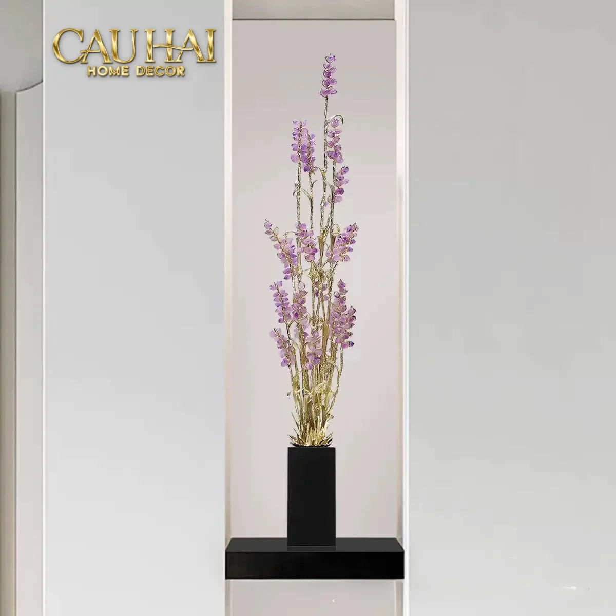 Maison Couture - Tượng Đồng Lúa Mì Brasson Épi Doré Amethyst Harvest House H100-CẬU HAI HOME DECOR