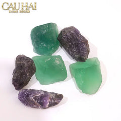 Maison Couture - Tượng Đồng Nhánh Cây Đá Thạch Anh Amethyst Aventurine Tree of Fortune 25x8x26-TƯỢNG TRANG TRÍ-CẬU HAI HOME DECOR