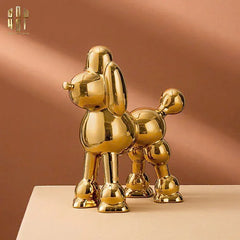 Maison Couture - Tượng Gilded Royal Poodle-TƯỢNG TRANG TRÍ-CẬU HAI HOME DECOR