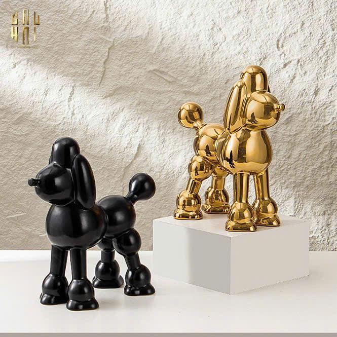 Maison Couture - Tượng Gilded Royal Poodle-TƯỢNG TRANG TRÍ-CẬU HAI HOME DECOR