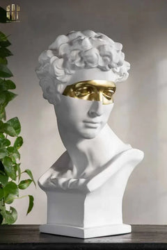Maison Couture - Tượng Giuliano Masque Doré Spéciale Limitée 60Cm-TƯỢNG TRANG TRÍ-CẬU HAI HOME DECOR