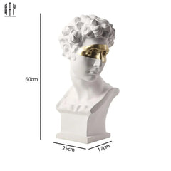 Maison Couture - Tượng Giuliano Masque Doré Spéciale Limitée 60Cm-TƯỢNG TRANG TRÍ-CẬU HAI HOME DECOR