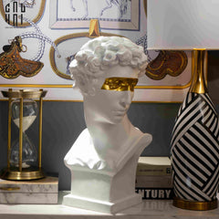 Maison Couture - Tượng Giuliano Masque Doré Spéciale Limitée 60Cm-TƯỢNG TRANG TRÍ-CẬU HAI HOME DECOR