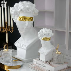 Maison Couture - Tượng Giuliano Masque Doré Spéciale Limitée 60Cm-TƯỢNG TRANG TRÍ-CẬU HAI HOME DECOR