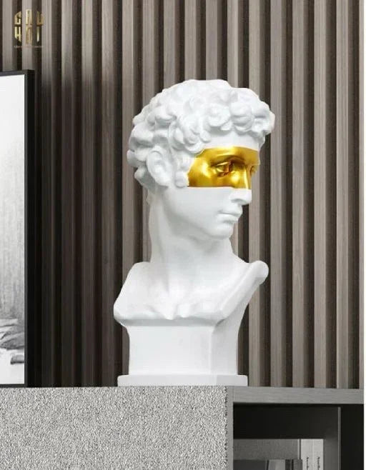 Maison Couture - Tượng Giuliano Masque Doré Spéciale Limitée 60Cm-TƯỢNG TRANG TRÍ-CẬU HAI HOME DECOR