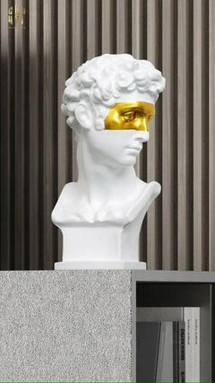 Maison Couture - Tượng Giuliano Masque Doré Spéciale Limitée 60Cm-TƯỢNG TRANG TRÍ-CẬU HAI HOME DECOR