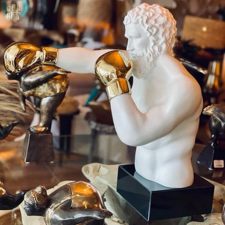 Maison Couture - Tượng Hercules Boxing 33x55x52-TƯỢNG TRANG TRÍ-CẬU HAI HOME DECOR
