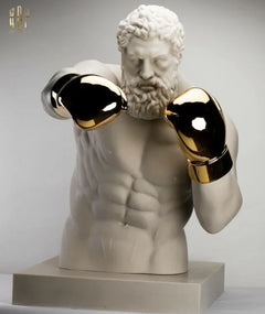 Maison Couture - Tượng Hercules Boxing 33x55x52-TƯỢNG TRANG TRÍ-CẬU HAI HOME DECOR