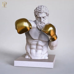 Maison Couture - Tượng Hercules Boxing 33x55x52-TƯỢNG TRANG TRÍ-CẬU HAI HOME DECOR