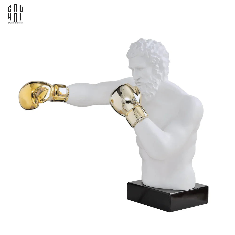 Maison Couture - Tượng Hercules Boxing 33x55x52-TƯỢNG TRANG TRÍ-CẬU HAI HOME DECOR