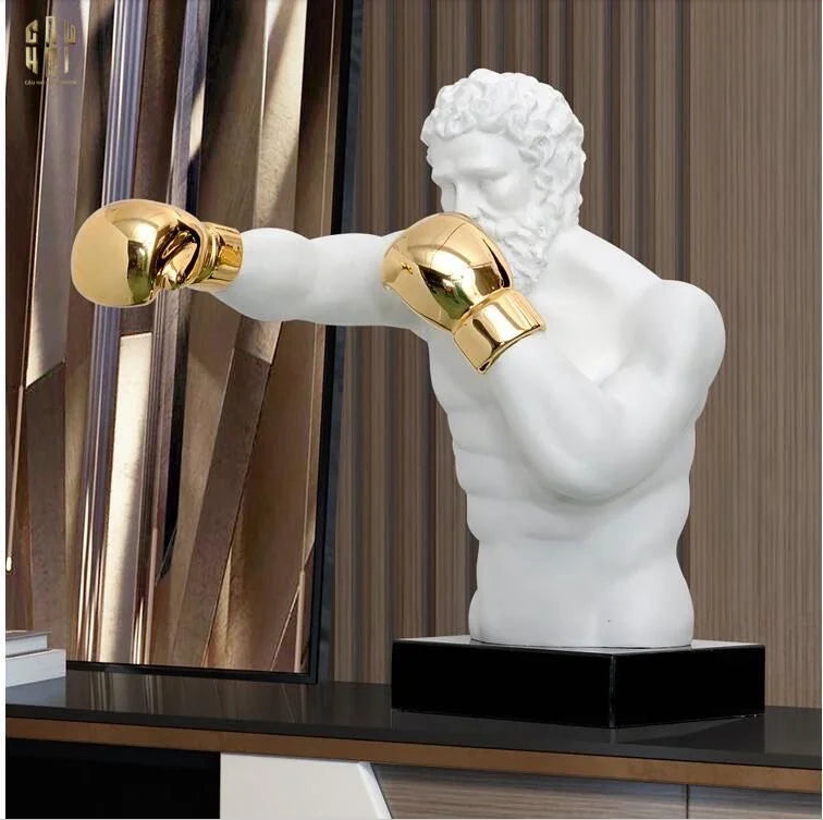 Maison Couture - Tượng Hercules Boxing 33x55x52-TƯỢNG TRANG TRÍ-CẬU HAI HOME DECOR