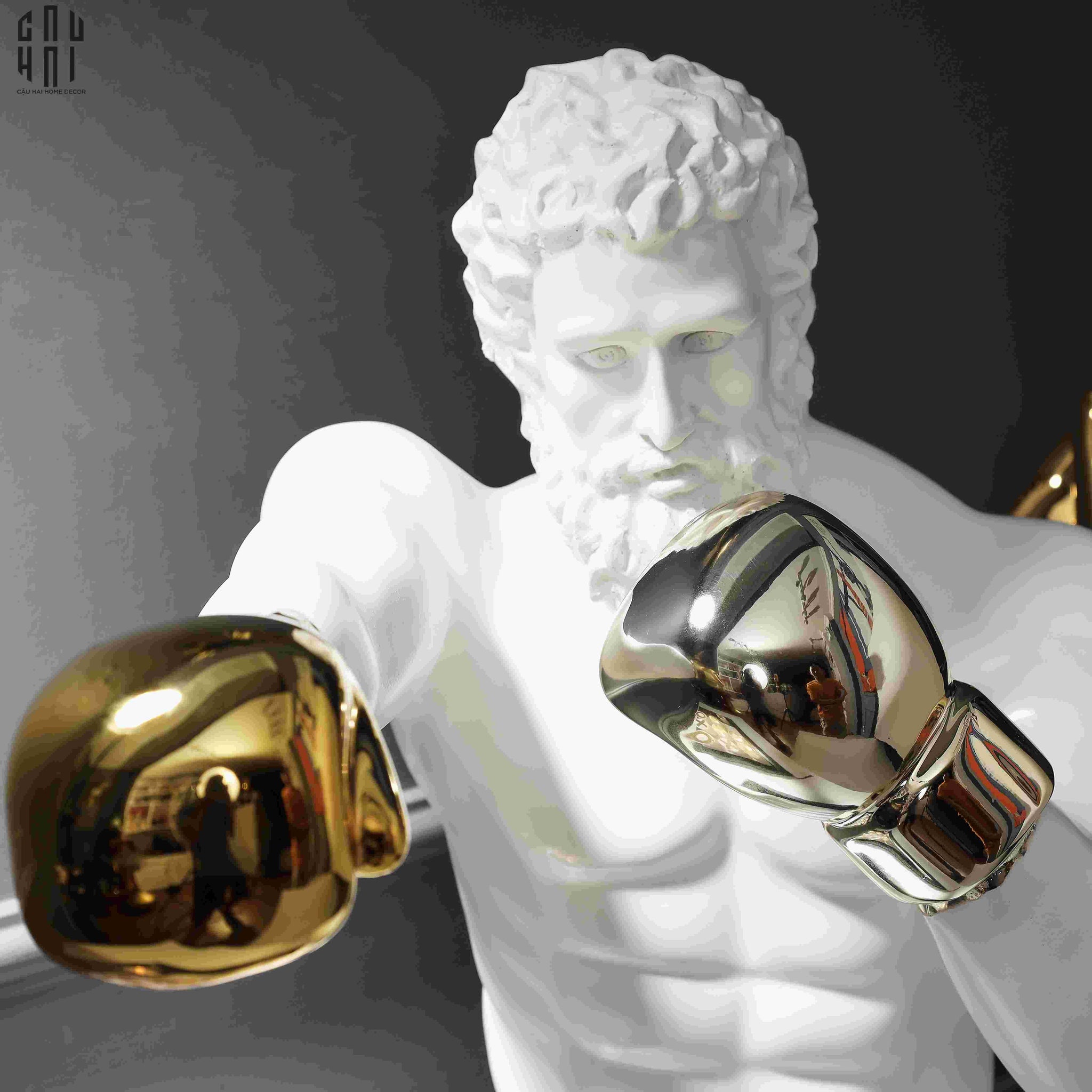 Maison Couture - Tượng Hercules Boxing 33x55x52-TƯỢNG TRANG TRÍ-CẬU HAI HOME DECOR
