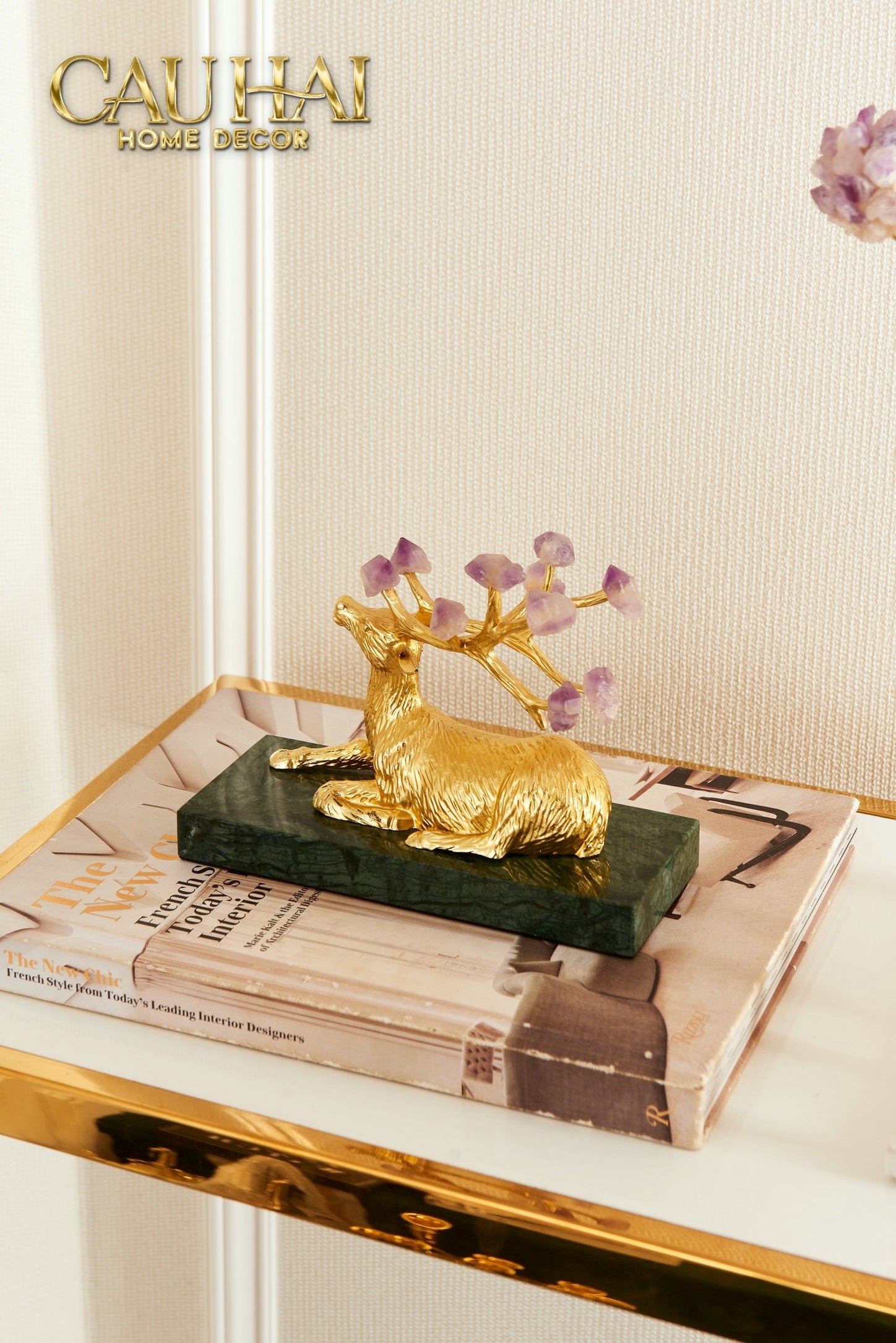 Maison Couture - Tượng Hươu Brasson Jewelry Mythical Elk-TƯỢNG TRANG TRÍ-CẬU HAI HOME DECOR