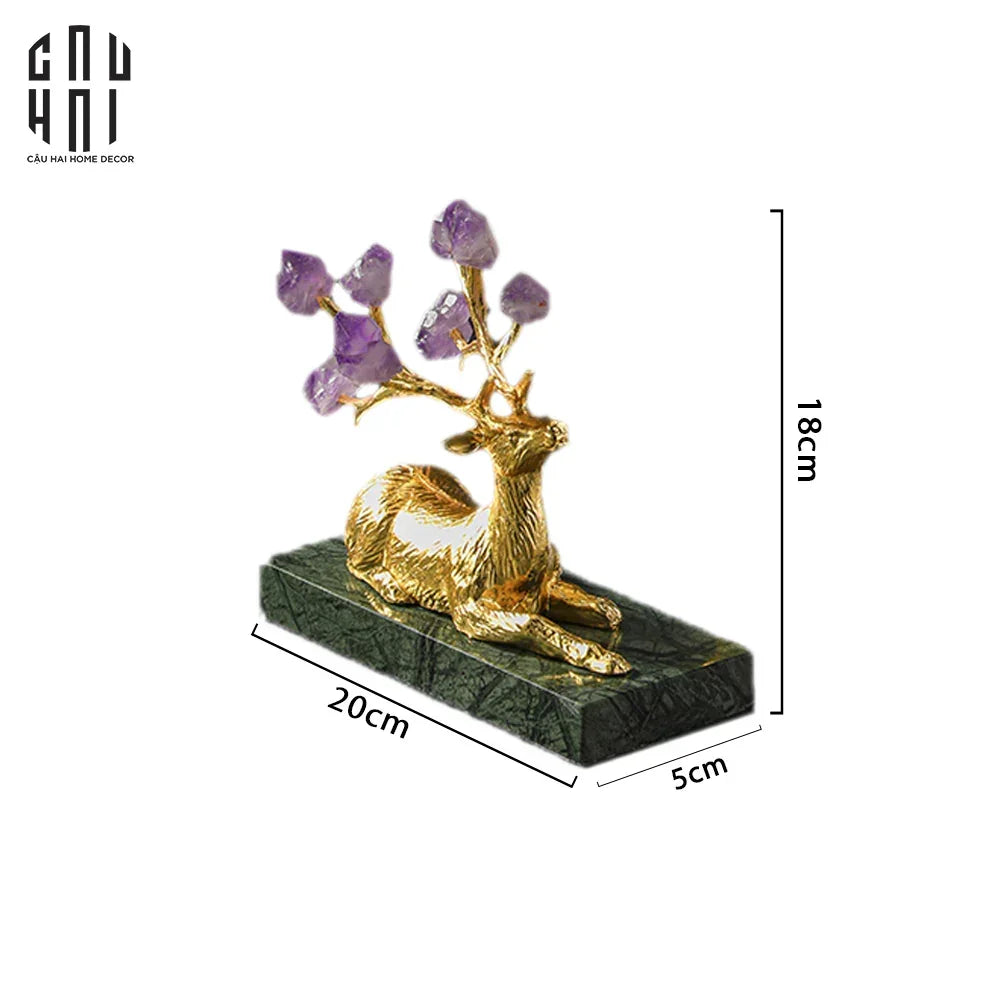 Maison Couture - Tượng Hươu Brasson Jewelry Mythical Elk-TƯỢNG TRANG TRÍ-CẬU HAI HOME DECOR
