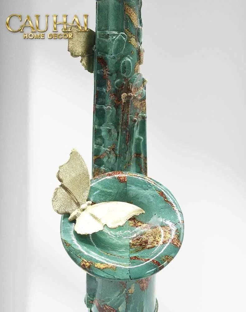 Maison Couture - Tượng Kèn Saxo Verdigris Wings Serenade H43-TƯỢNG TRANG TRÍ-CẬU HAI HOME DECOR