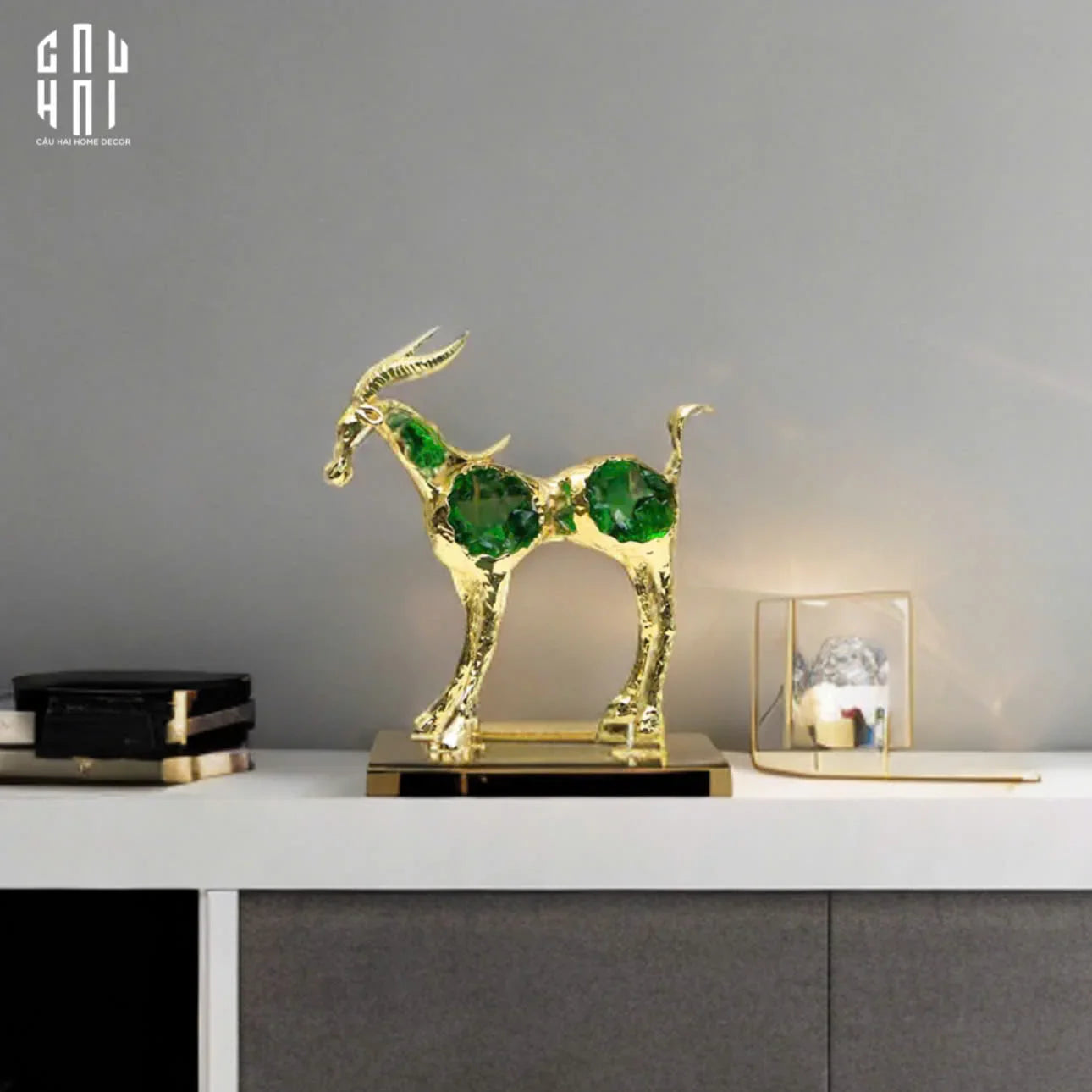 Maison Couture - Tượng Linh Dương Jewelry Fw25-TƯỢNG TRANG TRÍ-CẬU HAI HOME DECOR