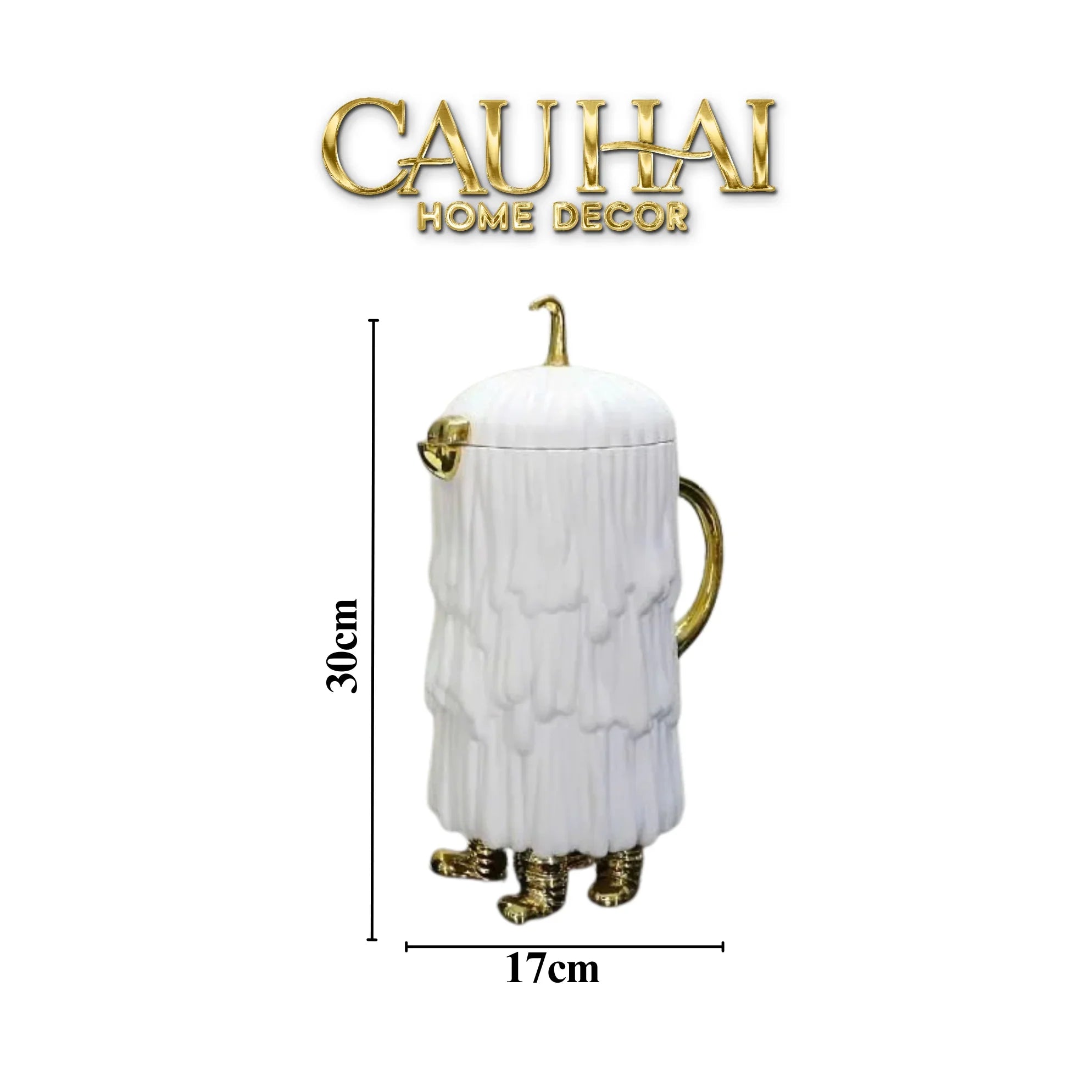 Maison Couture - Tượng Lọ Kẹo L'Object Haas Monsters Touch Dog Canister 17x30-TƯỢNG TRANG TRÍ-CẬU HAI HOME DECOR