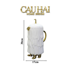 Maison Couture - Tượng Lọ Kẹo L'Object Haas Monsters Touch Dog Canister 17x30-CẬU HAI HOME DECOR