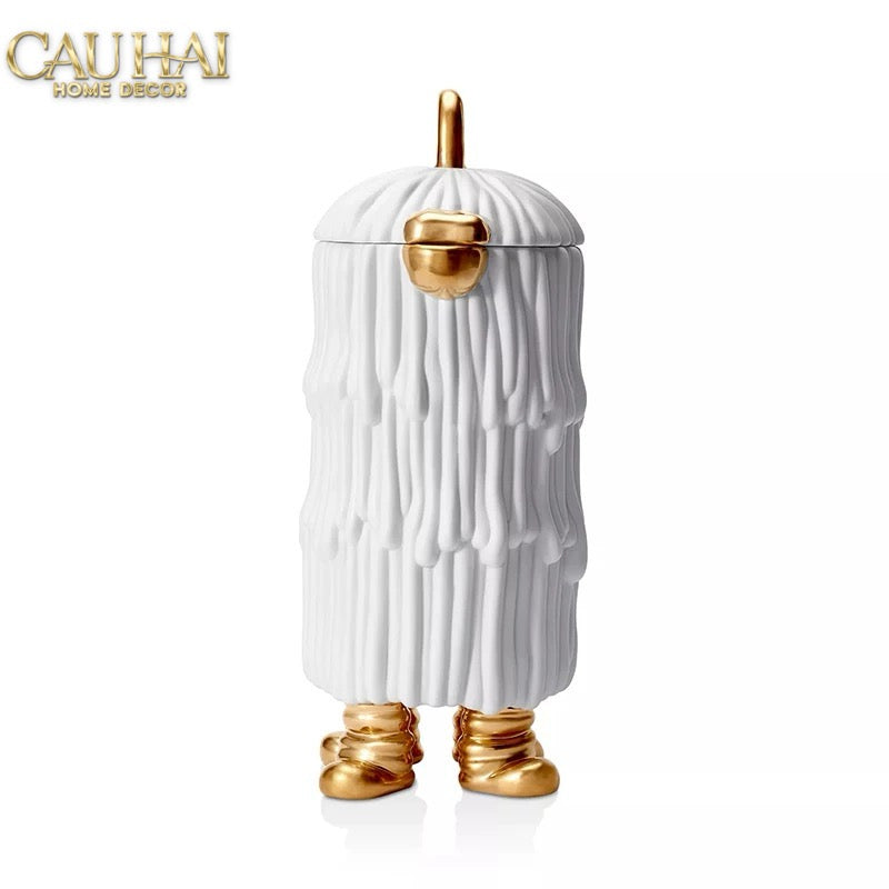 Maison Couture - Tượng Lọ Kẹo L'Object Haas Monsters Touch Dog Canister 17x30-CẬU HAI HOME DECOR