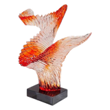 Maison Couture - Tượng Nghệ Thuật Aurora Phoenix Éclat Amber 65x45x68 - Cậu Hai Home Decor