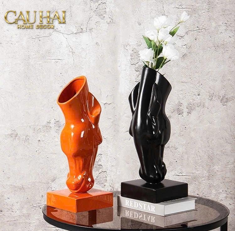Maison Couture - Tượng Ngựa Bình Hoa Tête De Cheval Savoir Atélier Vessel H49-CẬU HAI HOME DECOR