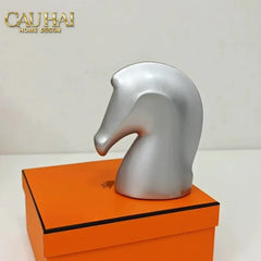 Maison Couture - Tượng Ngựa Chặn Giấy Brun Cheval De Papier Paperweight-HỘP KHĂN GIẤY-CẬU HAI HOME DECOR