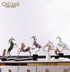 Maison Couture - Tượng Ngựa Chiến Mã Hoàng Gia Ultimate Quartz Paladin-TƯỢNG TRANG TRÍ-CẬU HAI HOME DECOR
