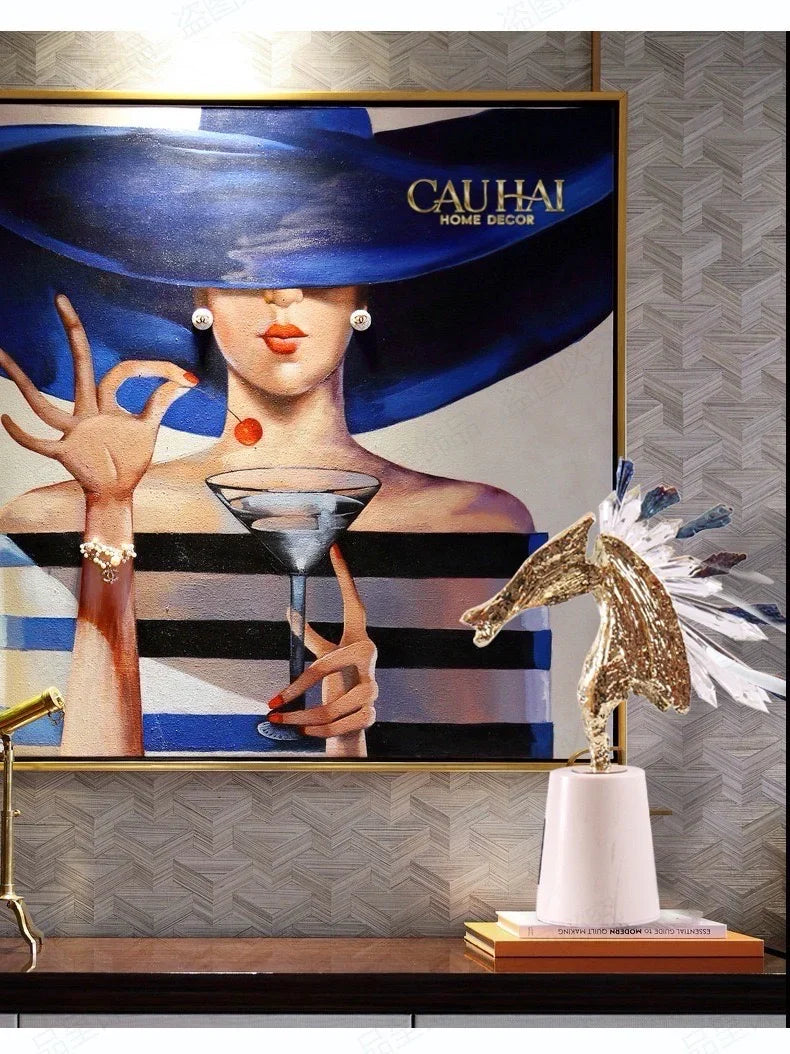 Maison Couture - Tượng Ngựa Chiến Mã Hoàng Gia Ultimate Quartz Paladin-TƯỢNG TRANG TRÍ-CẬU HAI HOME DECOR