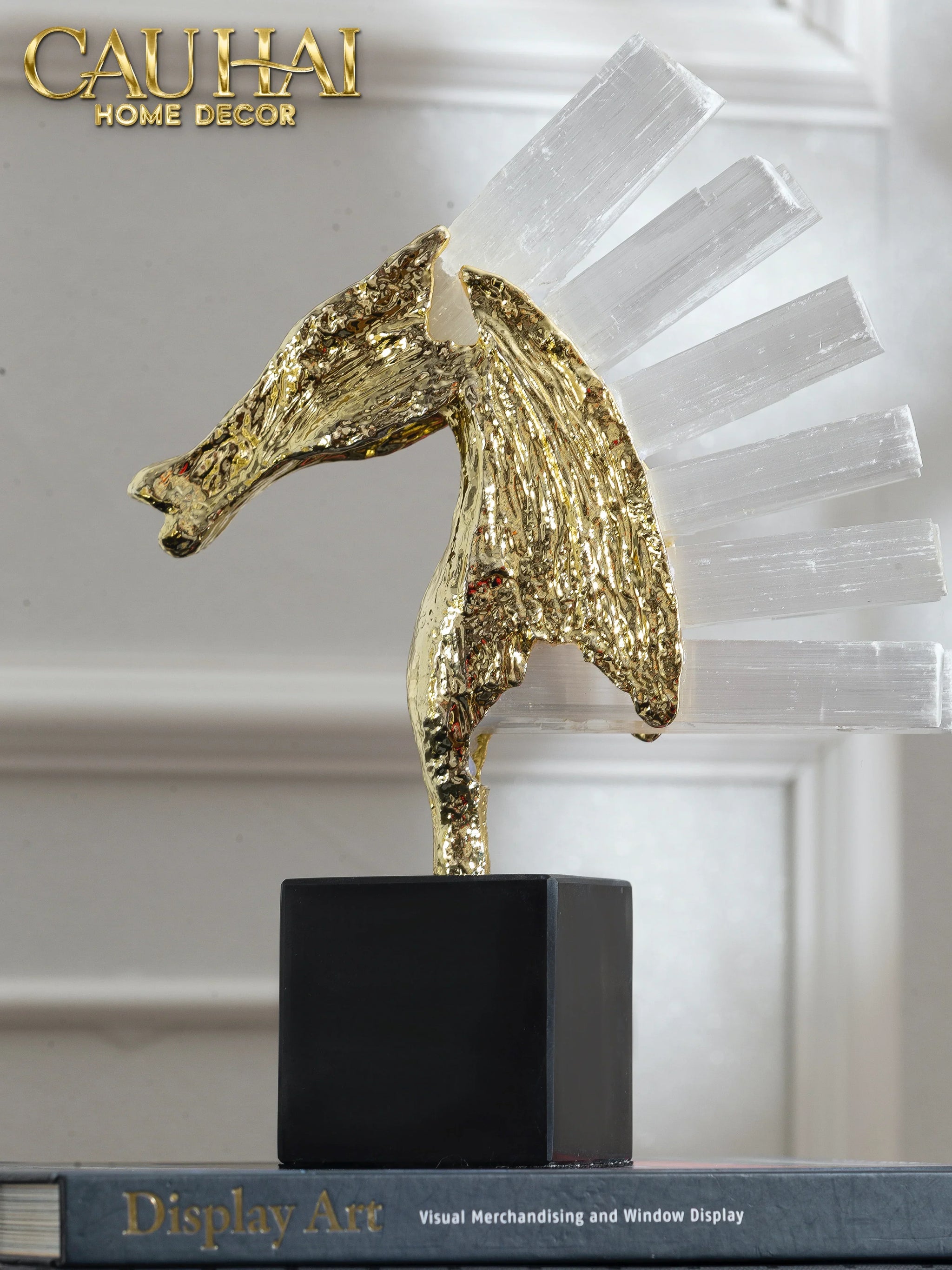 Maison Couture - Tượng Ngựa Chiến Mã Hoàng Gia Ultimate Quartz Paladin-CẬU HAI HOME DECOR