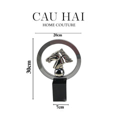 Maison Couture - Tượng Ngựa Pha Lê Horsepower-TƯỢNG TRANG TRÍ-CẬU HAI HOME DECOR