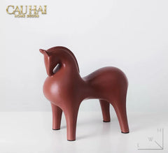 Maison Couture - Tượng Ngựa Tang Horse - Sienna Clay Artisanal-TƯỢNG TRANG TRÍ-CẬU HAI HOME DECOR