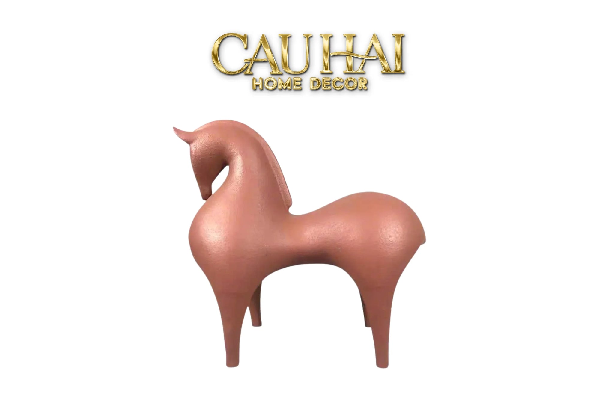 Maison Couture - Tượng Ngựa Tang Horse - Sienna Clay Artisanal-TƯỢNG TRANG TRÍ-CẬU HAI HOME DECOR