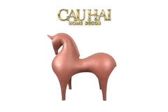Maison Couture - Tượng Ngựa Tang Horse - Sienna Clay Artisanal-TƯỢNG TRANG TRÍ-CẬU HAI HOME DECOR