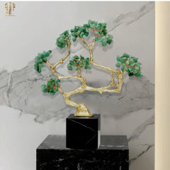 Maison Couture - Tượng Nhánh Cây Bonsai Brasson Gemstone - Tree Of Fortune 30x24x8-TƯỢNG TRANG TRÍ-CẬU HAI HOME DECOR