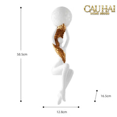 Maison Couture - Tượng Nữ Thần Moonlight Luna Angel Divine Figurine 59Cm-TƯỢNG TRANG TRÍ-CẬU HAI HOME DECOR