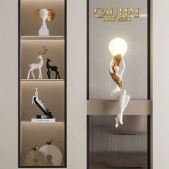 Maison Couture - Tượng Nữ Thần Moonlight Luna Angel Divine Figurine 59Cm-TƯỢNG TRANG TRÍ-CẬU HAI HOME DECOR