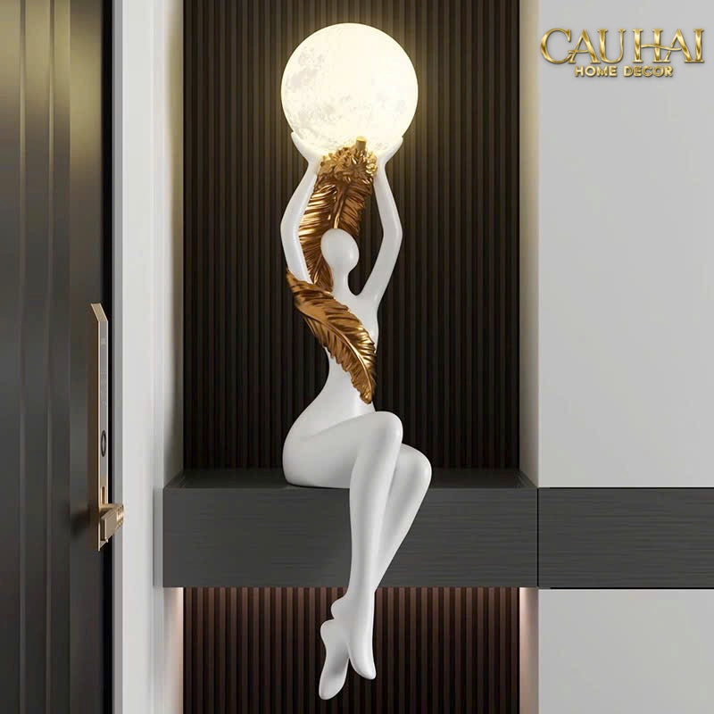 Maison Couture - Tượng Nữ Thần Moonlight Luna Angel Divine Figurine 59Cm-TƯỢNG TRANG TRÍ-CẬU HAI HOME DECOR