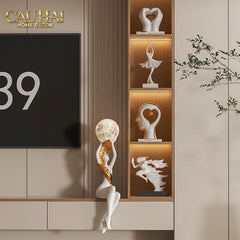 Maison Couture - Tượng Nữ Thần Moonlight Luna Angel Divine Figurine 59Cm-TƯỢNG TRANG TRÍ-CẬU HAI HOME DECOR