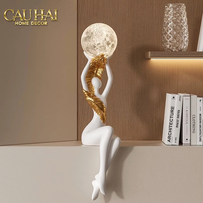 Maison Couture - Tượng Nữ Thần Moonlight Luna Angel Divine Figurine 59Cm-TƯỢNG TRANG TRÍ-CẬU HAI HOME DECOR
