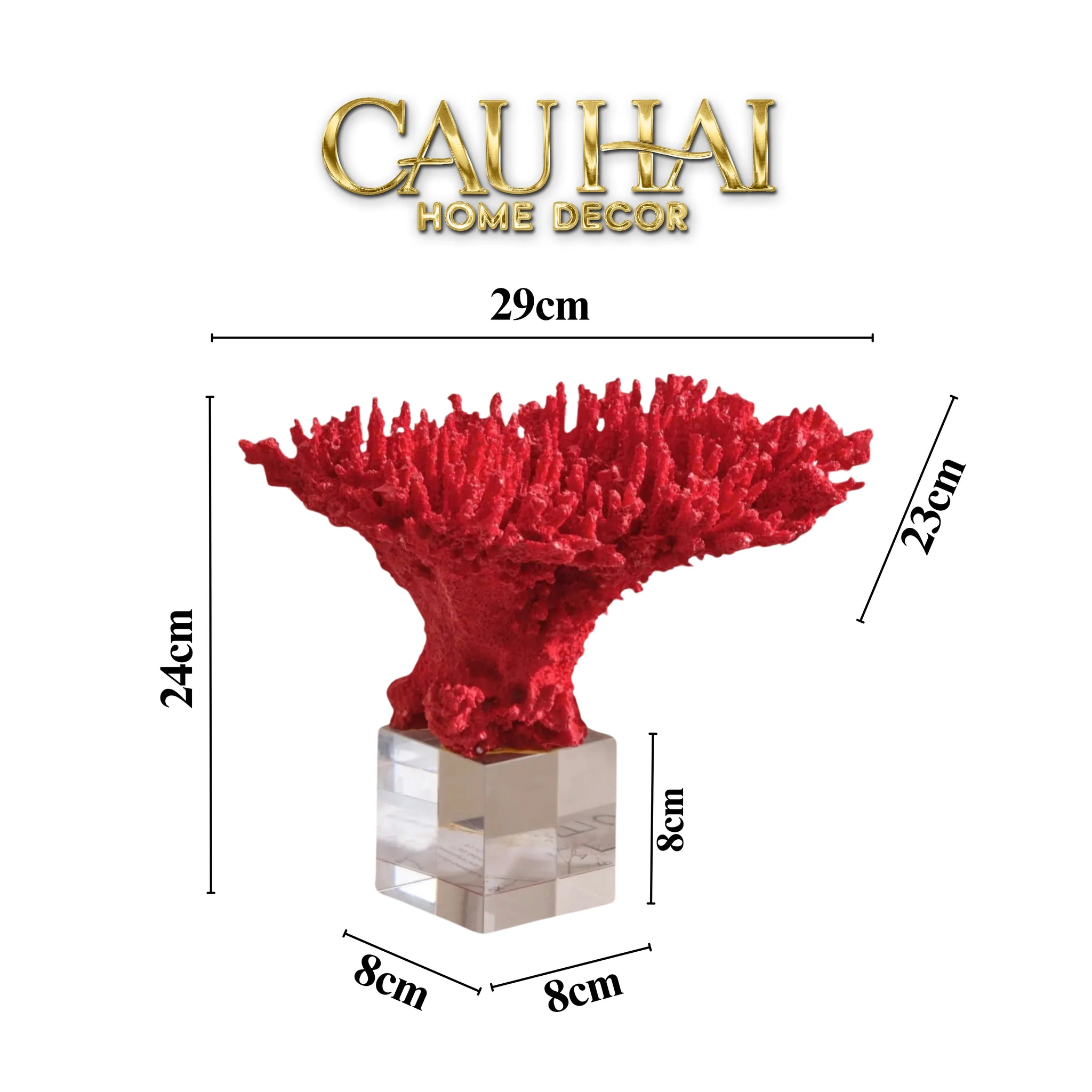 Maison Couture - Tượng San Hô Coral - Flame Fw25-TƯỢNG TRANG TRÍ-CẬU HAI HOME DECOR