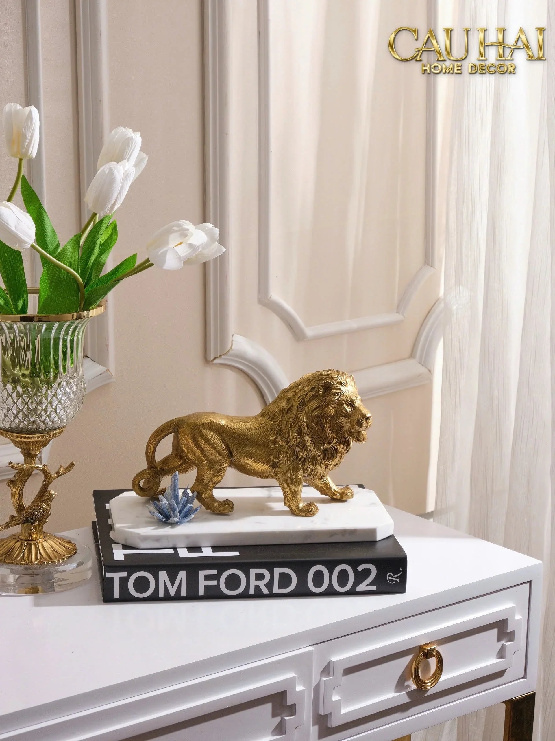Maison Couture - Tượng Sư Tử - Brasson Jewelry Lion King Of Narnian Ss25-TƯỢNG TRANG TRÍ-CẬU HAI HOME DECOR