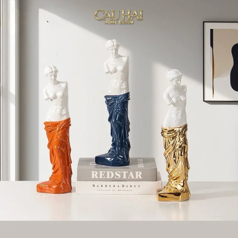 Maison Couture - Tượng Thần Tình Yêu - Sculpture Venus De Milo D'Or H44-CẬU HAI HOME DECOR