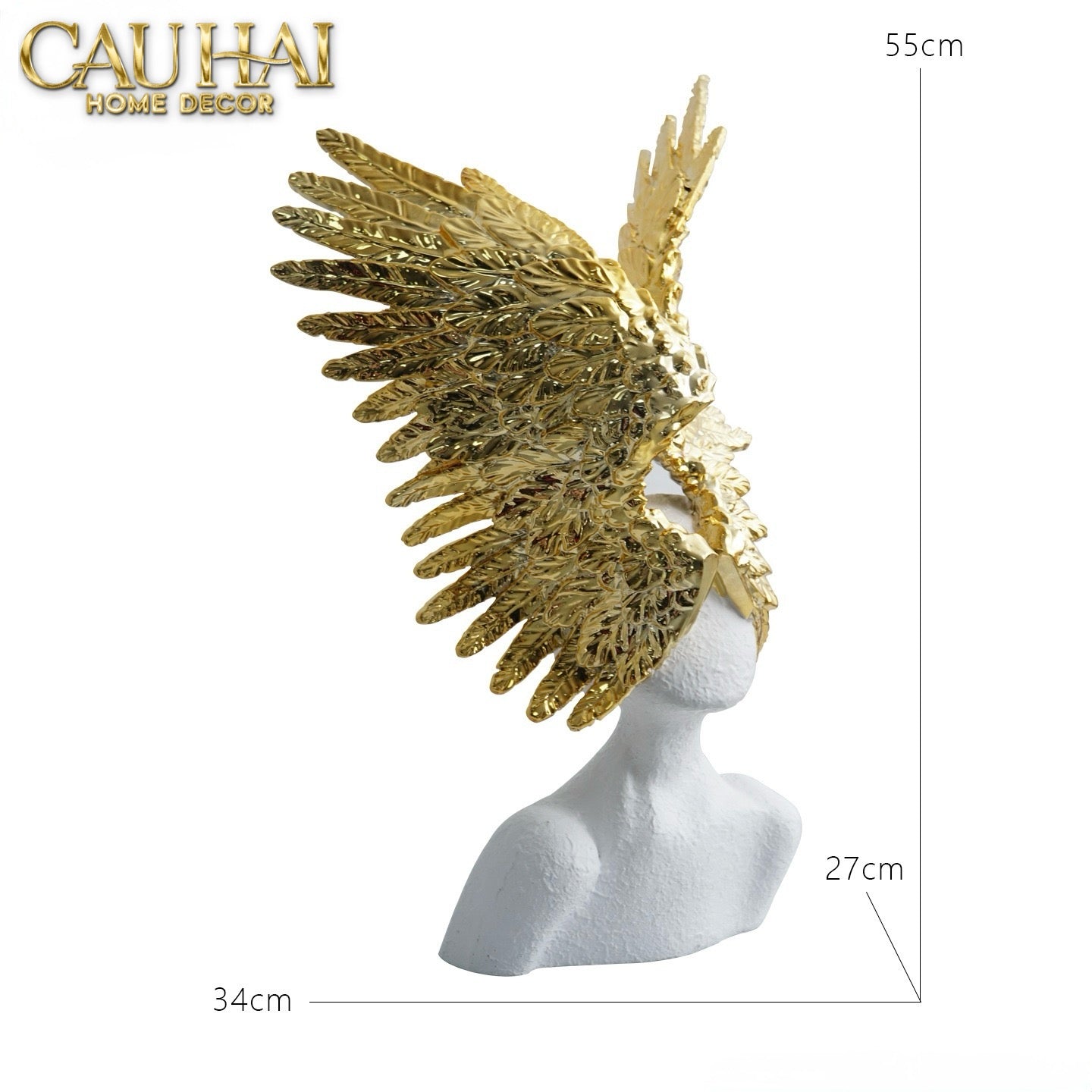 Maison Couture - Tượng Thiên Thần Angel Wings - Raphael H50-TƯỢNG TRANG TRÍ-CẬU HAI HOME DECOR
