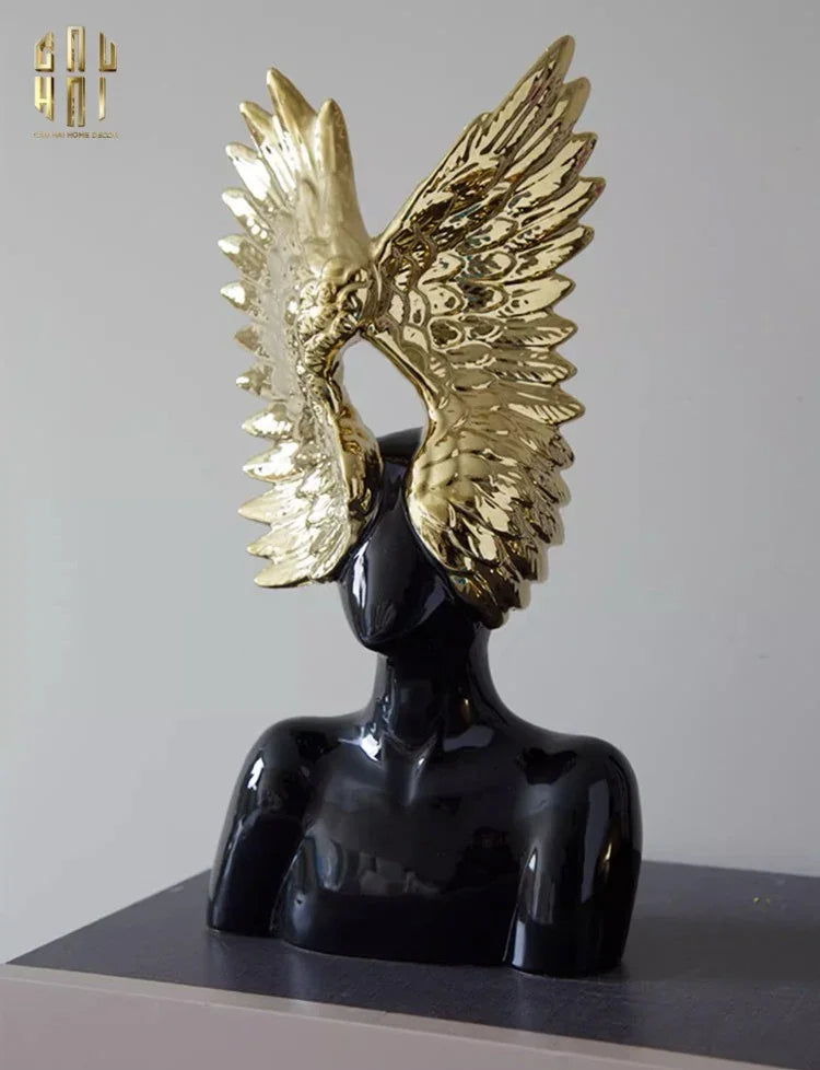 Maison Couture - Tượng Thiên Thần - Shadow And Glory Angel-TƯỢNG TRANG TRÍ-CẬU HAI HOME DECOR