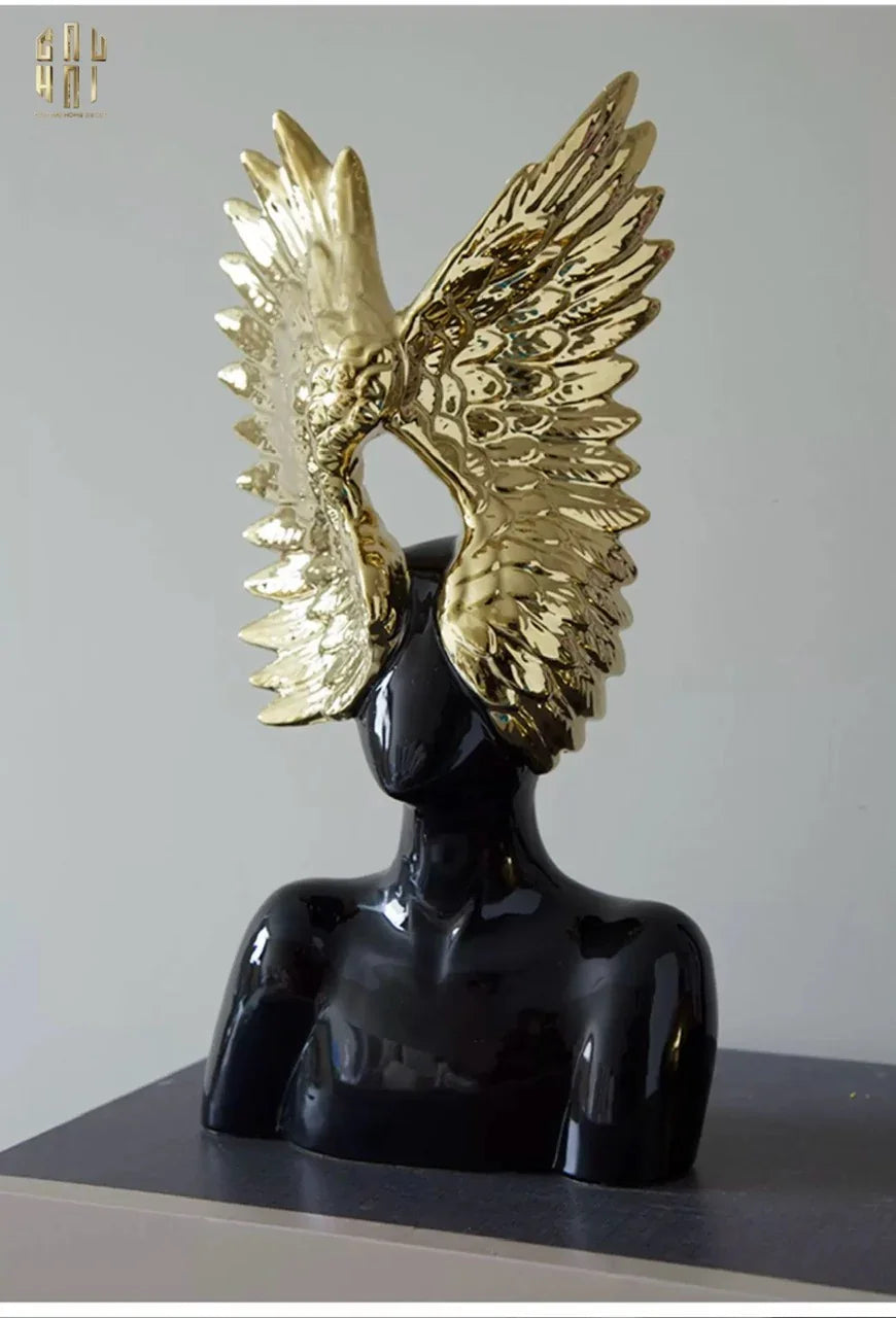 Maison Couture - Tượng Thiên Thần - Shadow And Glory Angel-TƯỢNG TRANG TRÍ-CẬU HAI HOME DECOR