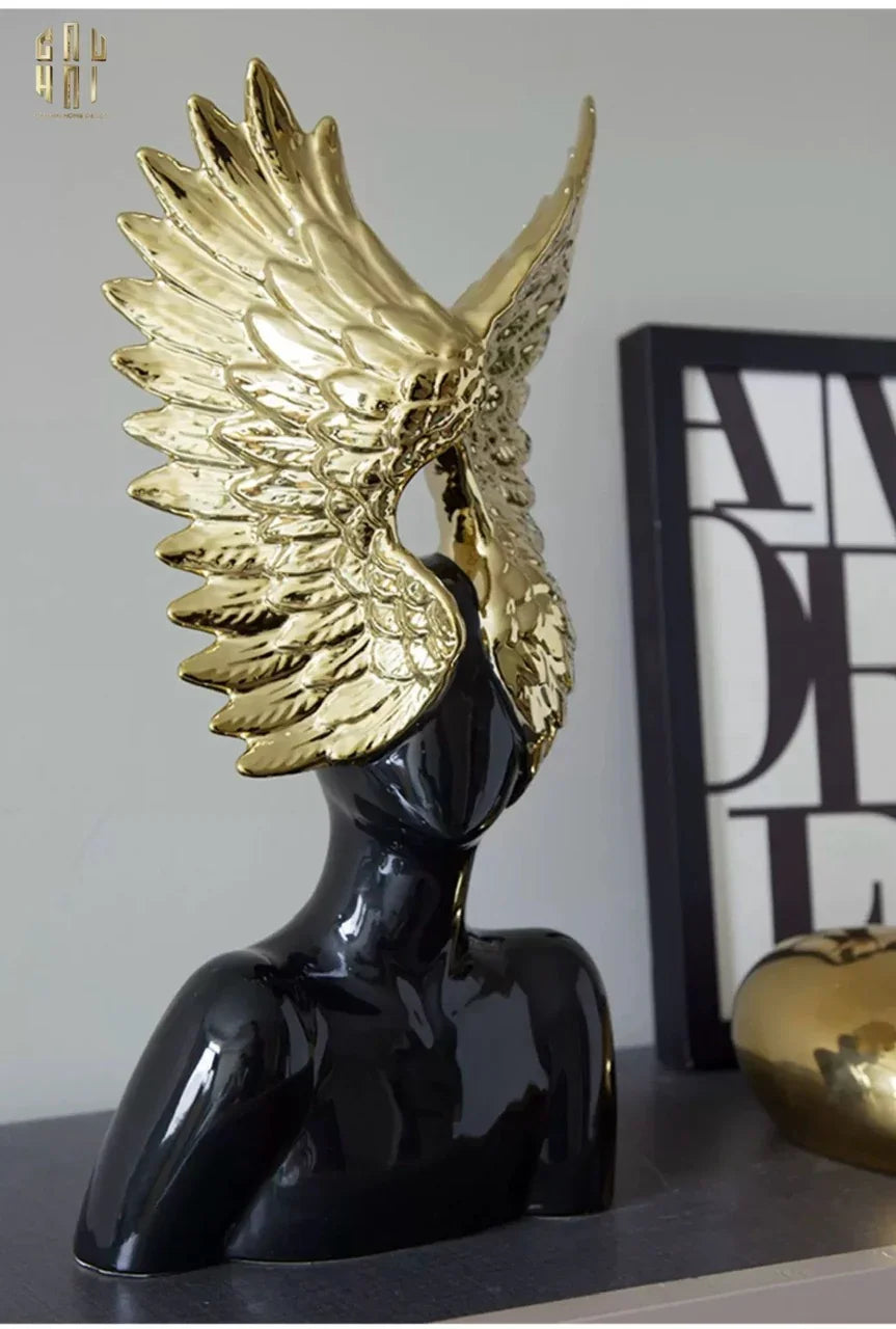 Maison Couture - Tượng Thiên Thần - Shadow And Glory Angel-TƯỢNG TRANG TRÍ-CẬU HAI HOME DECOR