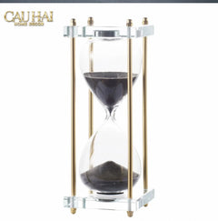 Maison Couture - Tượng Trang Trí Đồng Hồ Cát Cristalleries Lumière Acry Charcoal 30Mins D25-CẬU HAI HOME DECOR