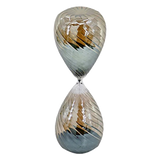 Maison Couture - Tượng Trang Trí Đồng Hồ Cát Thuỷ Tinh Ngũ Sắc Crystal Grande Curves HourGlass 14x44-TƯỢNG TRANG TRÍ-Đối tác tại Trung Quốc theo từng đơn đặt hàng-CẬU HAI HOME DECOR