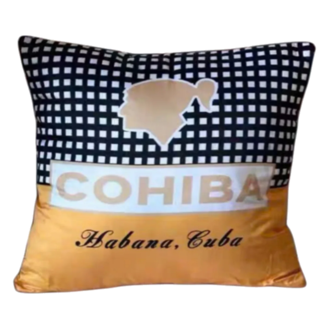 Maison Couture - Vỏ Gối Club Habana Cohiba Cigar Havana Noir 50x50